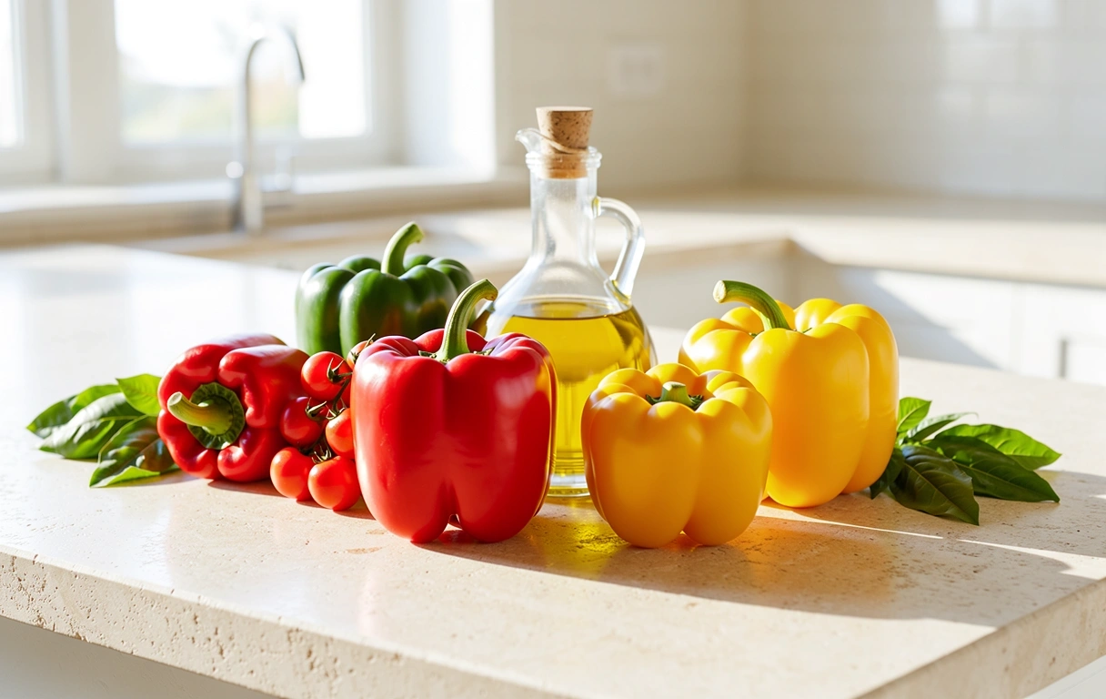 Frische Zutaten für gesunde Ernährung